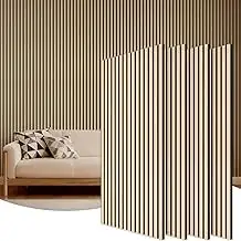 TONOR Akustikpaneele holz, 4 Stück 120 x 60cm - 2,88m² Wandpaneele holz Holzpane