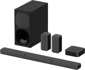 Sony HT-S40R 5.1ch 600W Soundbar für TV mit Subwoofer und kabellosem Rear Speaker mit Bluetooth