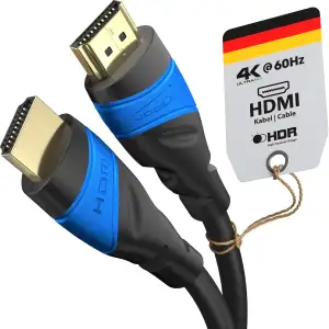 KabelDirekt – 4K HDMI-Kabel – 10m – Entwickelt in Deutschland – Für jedes HDMI K