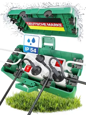 Kabelbox wasserdicht IP54 [Das Original] Safe Box - Sicherheitsbox - Outdoor Box
