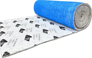 Teppichunterlage, 15 m², 12 mm dick, PU-Schaumstoff, rutschfest, für Teppichböde