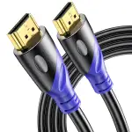 8K HDMI 2.1 Kabel 2m, 8K@60Hz 4K@120Hz Ultra High Speed Kabel Lead 48Gbps, Supports eARC HDR10 HDCP 2.2/2.3, Kompatibel mit all HDMI devices PC/TV/HDTV/Blu-ray