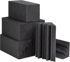 Bass Trap 12 Stück Bass Traps schaumstoff akustik Hohe Dichte schalldämmung scha