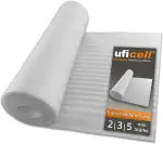 Laminat Trittschalldämmung uficell® ULTRA PE-Schaum - Stärke 2 mm - Trittschalldämmung für Laminat und Parkettböden - Dichte: 20 kg/m² (25 m² | 1 Rolle) (Stärke: 2 mm, 25 m²)