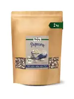 Biojoy BIO-Popcornmais Diamond Blue (2 kg), ungesüsst und ungesalzen, Kino Popcorn-Mais
