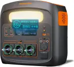 Tragbare Powerstation 1800W(Spitze 3600W)/1102,5Wh, LiMnFePO4 Akku, 0-100% in 65 Min aufgeladen, ...