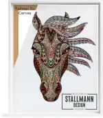 Schattenfugenrahmen für Leinwände auf Keilrahmen | Farbe: Weiß | Größe: 70 x 100 cm | Rahmen ohne Glas & Rückwand | mit Montagezubehör