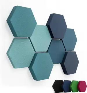 Schallabsorber Akustikpaneele [8 Stk.] für spürbar reduzierte Geräusche I Modern