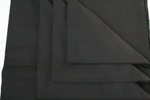 Bühnenmolton schwarz, Ballen 300 cm, 30 lfm Akustikstoff, Bühnenstoff, Molton Me