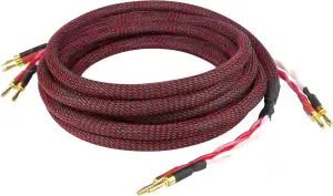 Dynavox Perfect Sound Lautsprecherkabel, Paar, Flexibles High-End Lautspecher-Ka