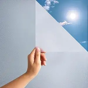 MARAPON Fensterfolie Blickdicht in Matt (0.30x2 m) statisch haftende Sichtschutz