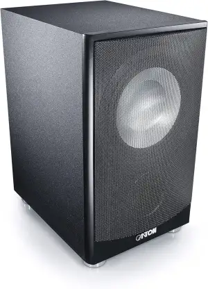 Canton AS 85.3 SC Leistungsstarke Aktiv-Subwoofer (200/280W) schwarz