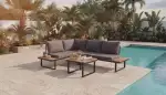 Entspannung unter freiem Himmel: Das perfekte Gartenlounge Set für 4 Personen mit Tisch für Ihr Outdoor-Wohnzimmer
