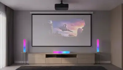 Deckenleinwand perfekt ausrichten: Das Optimum