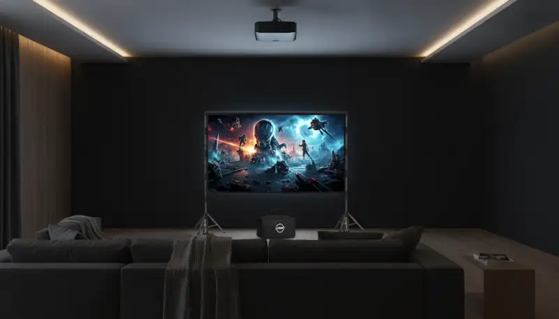 Beamer auf schwarze Wand: Mythos oder Meisterstück?