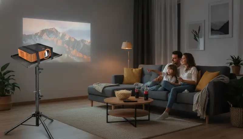 Mobiler Beamertisch: Flexibilität im Heimkino